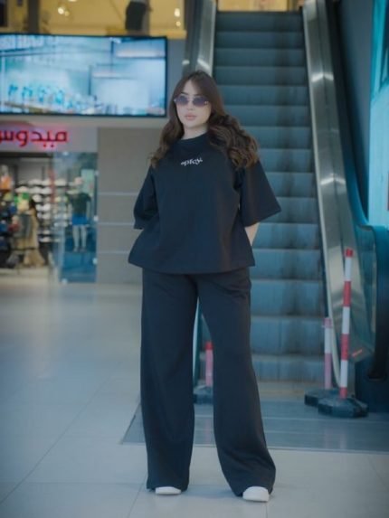 Ensemble Spicy noir oversize pour femme – KAI Signature