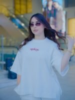 Ensemble Spicy blanc oversize pour femme – KAI Signature