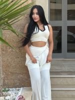 Pantalon Signature Pearl blanc pour femme – KAI