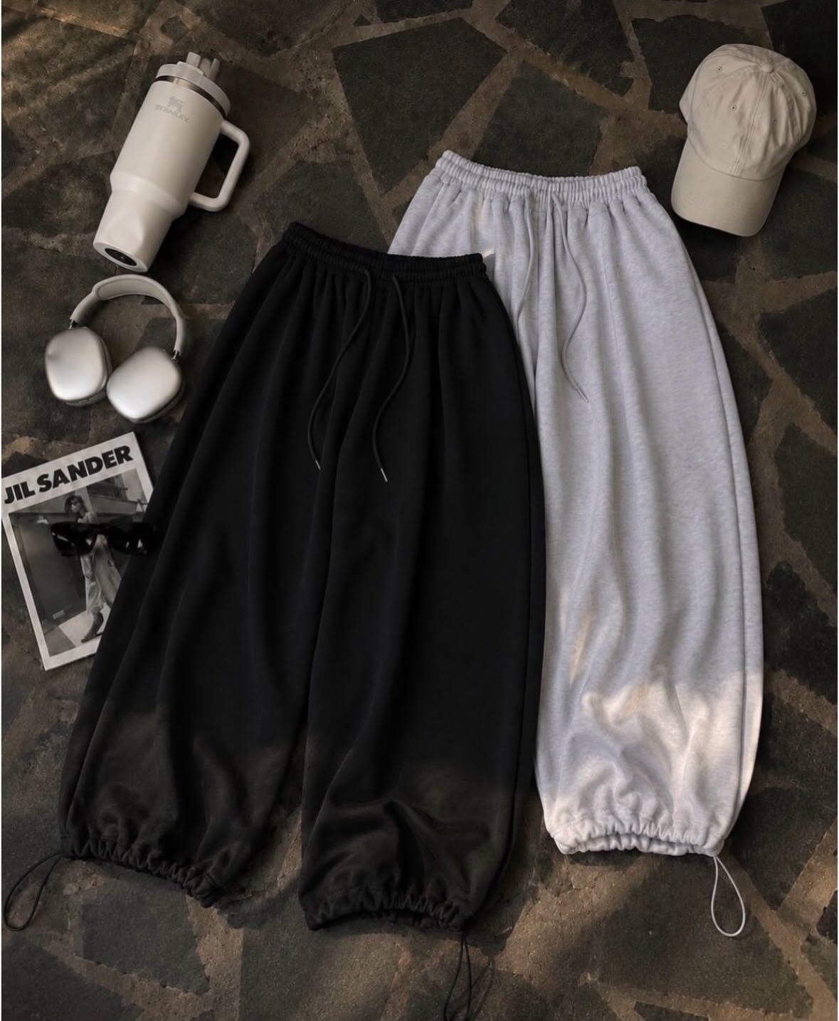 Jogger femme en coton – vue 1 | KAI Signature