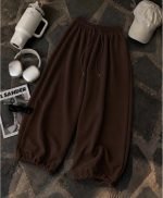 Jogger femme en coton – vue 2 | KAI Signature