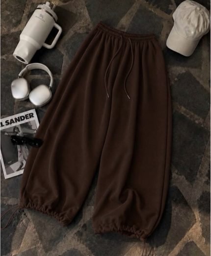 Jogger femme en coton – vue 2 | KAI Signature