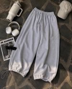 Jogger femme en coton – vue 3 | KAI Signature
