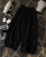 Jogger femme en coton – vue 4 | KAI Signature