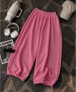 Jogger femme en coton – vue 5 | KAI Signature
