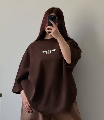 Pull oversize femme en coton – vue 1 | KAI Signature