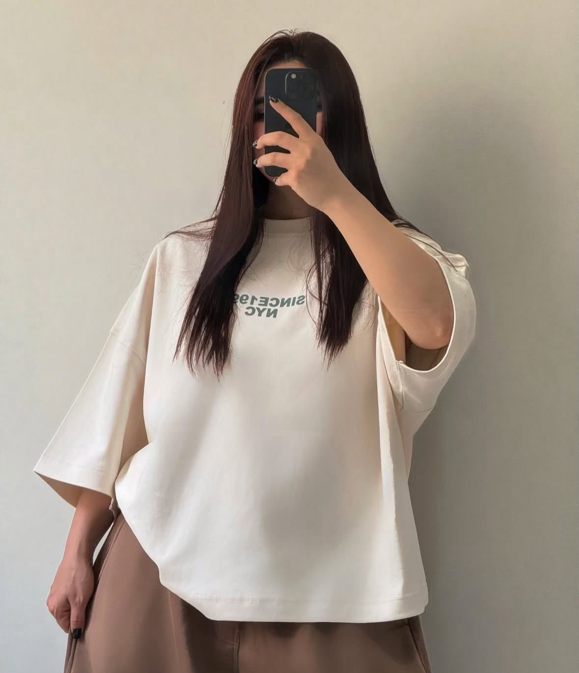 Pull oversize femme en coton – vue 2 | KAI Signature