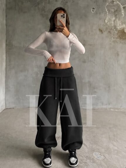Nova Pants noir — vue de face