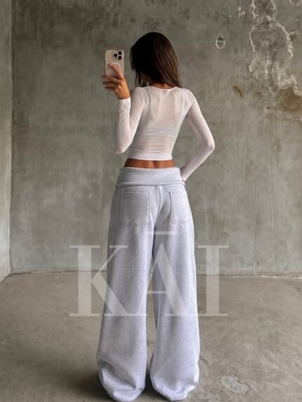 Nova Pants gris clair — dos